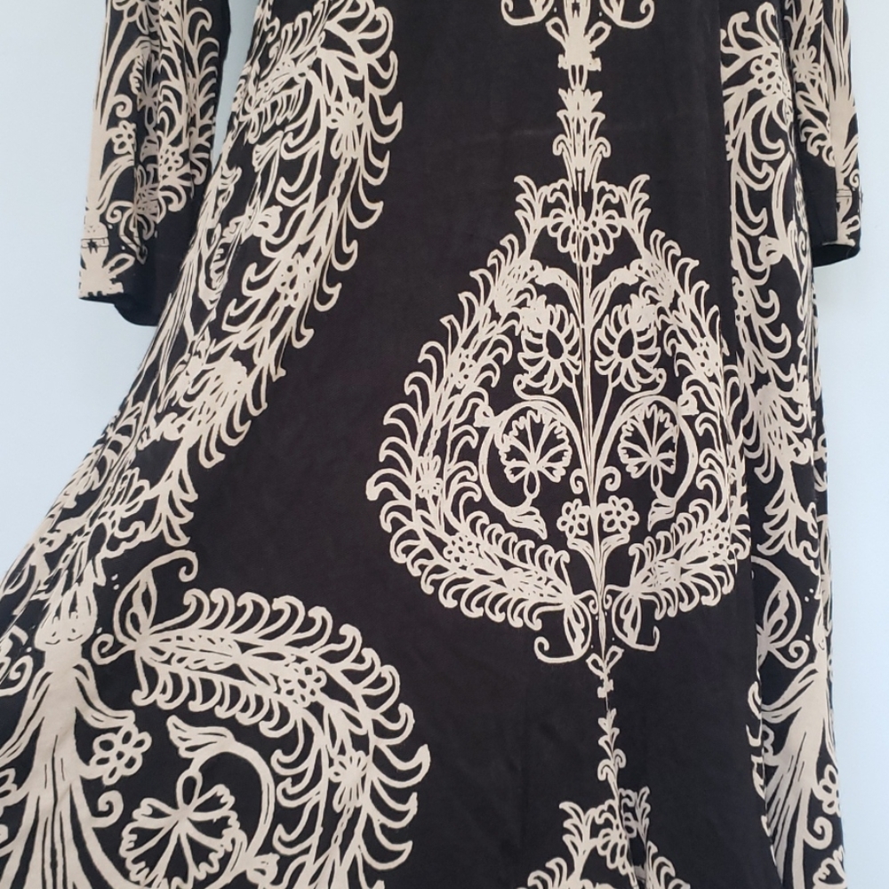Free People Black Floral Print Dress - Picture 3 of 7